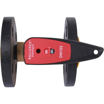 Клапан балансировочный BROEN Venturi DRV ручной фланцевый DN 015 PN 16 Kvs=211 м3/ч-5