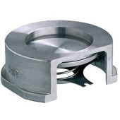 Клапан обратный пружинный ZETKAMA 275I Ду20 Ру40 межфланцевый из нерж. стали (275I020E51)