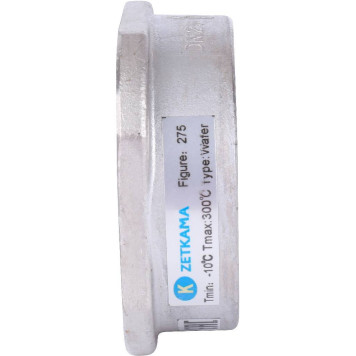 Клапан обратный пружинный нержавеющий 275I Ду25 Ру40 межфланцевый Tmax=300 Zetkama-2