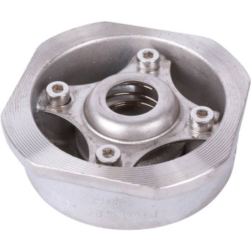 Клапан обратный пружинный нержавеющий 275I Ду25 Ру40 межфланцевый Tmax=300 Zetkama-8