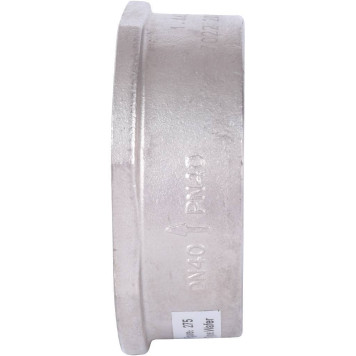 Клапан обратный пружинный нержавеющий Zetkama 275I040E51 Ду40 Ру40 Tmax=300-5