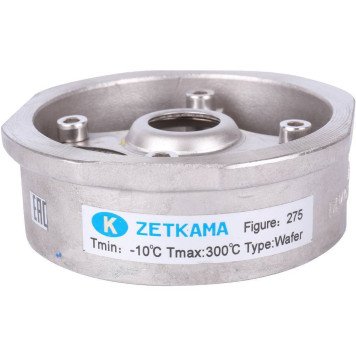Клапан обратный пружинный нержавеющий Zetkama 275I040E51 Ду40 Ру40 Tmax=300-7