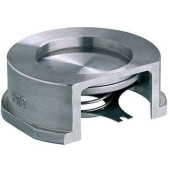 Клапан обратный пружинный ZETKAMA 275I Ду50 Ру40 межфланцевый из нерж. стали (275I050E51)