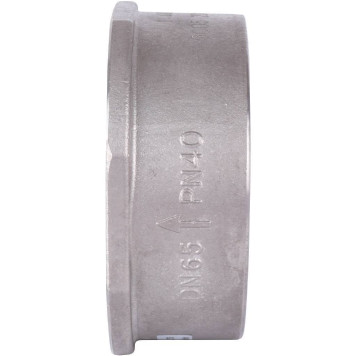 Клапан обратный пружинной нержавеющей стали 275I Ду65 Ру40 межфланцевый Tmax=300 Zetkama 275I065E51.-2