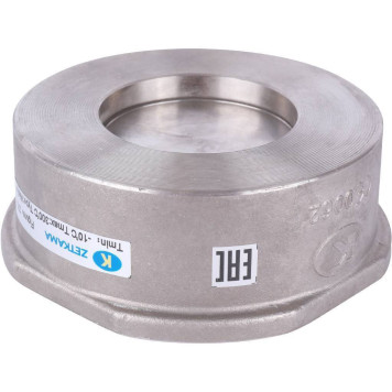 Клапан обратный пружинной нержавеющей стали 275I Ду65 Ру40 межфланцевый Tmax=300 Zetkama 275I065E51.-4