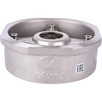 Обратный клапан Zetkama 275I080E51 из нержавеющей стали Ду80 Ру40 Tmax=300 межфланцевый-7