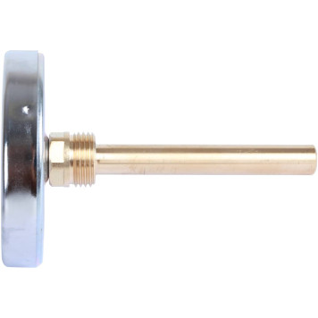Термометр биметаллический STOUT SIM-0001 с погружной гильзой, Dn 80 мм, 0-120°С.-5