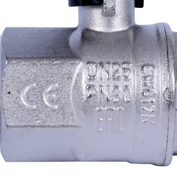 Шаровой кран BUGATTI New Jersey, ручка-рычаг из алюминия, внутренняя резьба 1 дюйм.-7