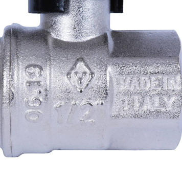 Шаровой кран BUGATTI New Jersey с ручкой-бабочкой, внутренняя резьба 1/2&-5