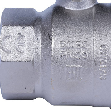 Шаровой кран BUGATTI New Jersey, ручка-бабочка, внутренняя резьба 1 1/4.-6