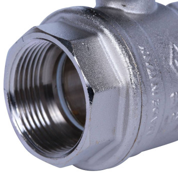 Шаровой кран BUGATTI New Jersey, ручка-бабочка, внутренняя резьба 1 1/4.-8