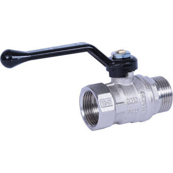 Шаровой кран BUGATTI Arizona с ручкой-рычагом из алюминия, внутренняя наружная резьба 3/4&-1
