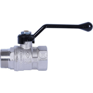 Шаровой кран BUGATTI Arizona с ручкой-рычагом из алюминия, внутренняя наружная резьба 3/4&-3