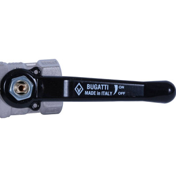 Шаровой кран BUGATTI Arizona с ручкой-рычагом из алюминия, внутренняя наружная резьба 3/4&-5