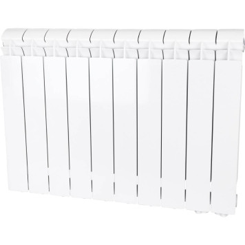 Радиатор алюминиевый Global VOX- R 500 10 секций нижнее правое подключение (белый RAL 9010) 169531 (169531)