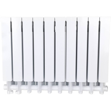 Радиатор алюминиевый Global VOX- R 500 10 секций нижнее правое подключение (белый RAL 9010) 169531 (169531)-3