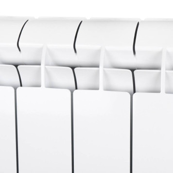 Радиатор алюминиевый Global VOX- R 500 10 секций нижнее правое подключение (белый RAL 9010) 169531 (169531)-4