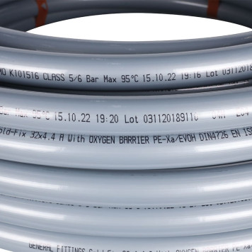 Труба из сшитого полиэтилена GENERAL FITTINGS с кислородным слоем, серая PEX-a 32х4,4 (бухта 50 метров) (TB0030G324400B)-2