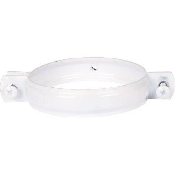 Крепление к стене ROMMER D80 белое металлическое ( хомут) RCA-0080-020111 (RCA-0080-020111)-1