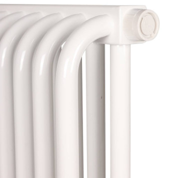 2-х трубчатый стальной радиатор ROMMER RST 2050/24 секции боковое подключение RAL9016 RST-205024-010 (RST-205024-010)-5