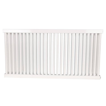 2-х трубчатый стальной радиатор ROMMER RST 2050/26 секций боковое подключение RAL9016 RST-205026-010 (RST-205026-010)-3