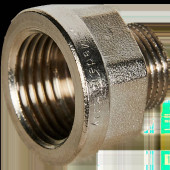 Переходник STOUT под ключ ВН никелированный 1/2 x3/8 (SFT-0073-001238)