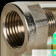 Переходник STOUT под ключ ВН никелированный 1/2 x3/8 (SFT-0073-001238)