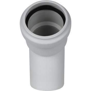 Отвод канализационный бесшумный STOUT D 58 х 45° SKB-0010-005845 (SKB-0010-005845)-1