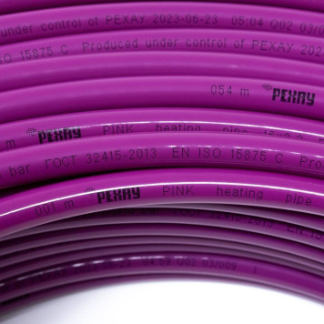 Труба отопительная РЕХАУ PINK 16х2,2 мм, бухта 120 м из сшитого полиэтилена PEX (11360423120)-1