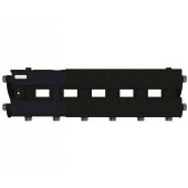 Модульный коллектор GIDRUSS MK-60-4D.EPP (до 60 кВт, магистраль G 1, 3+1 контура G 1, EPP-термоизоляция, 4D-кронштейны K.UMS, цвет черный муар с серебром, подключение для температурного датчика) (MK 6003T 20)