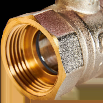 Кран шаровой ROMMER ВР/ВР, ручка бабочка 1 (RBV-0003-2110225)-2