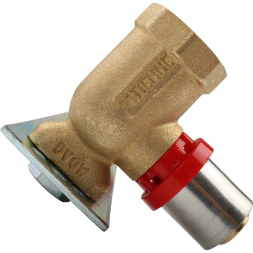 TIEMME Водорозетка двойная на планке 16х1/2-3