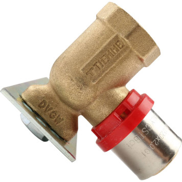 Водорозетка TIEMME двойная на планке 20х1/2-3