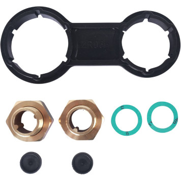 Фильтр Honeywell (Resideo Braukmann) FK06-3/4 ААМ с редуктором для горячей воды 100 мкм 3/4-11