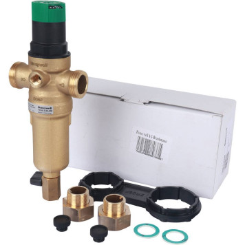 Фильтр Honeywell (Resideo Braukmann) FK06-3/4 ААМ с редуктором для горячей воды 100 мкм 3/4-12