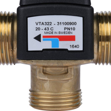 Клапан термостатический смесительный Esbe VTA322 20-43C нар 1, KVS 1,6-5
