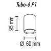 Накладной светильник TopDecor Tubo6 Tubo6 P1 25