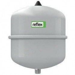 Мембранный бак Reflex N 8 для отопления вертикальный, серый цвет