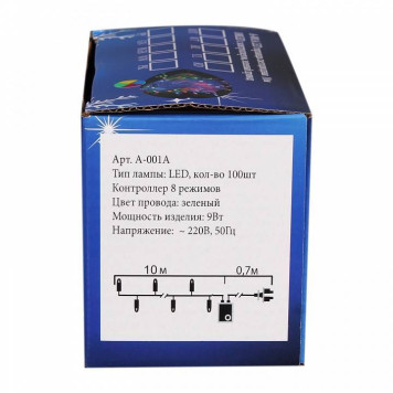 Гирлянда Нить Sneha A-001A LED WW-4