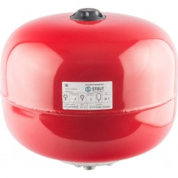 Расширительный бак STOUT STH-0006 на отопление 24 л (красный)