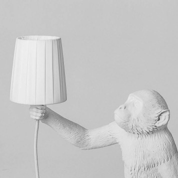 Плафон текстильный Seletti Monkey Lamp 14918 WHI-1