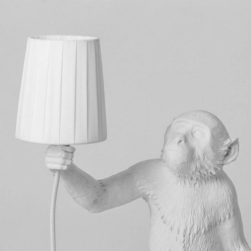 Плафон текстильный Seletti Monkey Lamp 14918 WHI-3