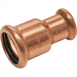 Разъемное соединение Sanha 4359g для медных труб под пайку, из бронзы с плоским уплотнением 28x11/4.