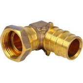 Uponor QE Угольник 25-G3/4 НГ с накидной гайкой