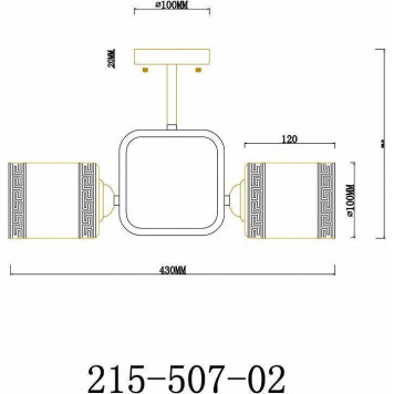 Светильник на штанге Velante 215-507-02-1