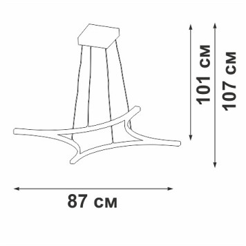 Подвесной светильник Vitaluce V2511DT V2511DT-0/4S-2
