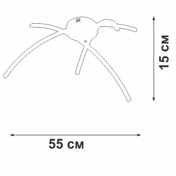 Потолочная люстра Vitaluce V2513DT V2513DT-1/3PL-1