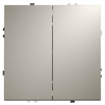 Выключатель двухклавишный без рамки Voltum S70 VLS020603-1