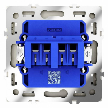 Розетка акустическая без рамки Voltum S70 VLS060304-3