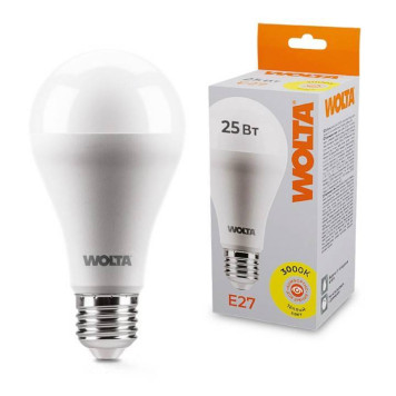 Лампа светодиодная Wolta E27 25Вт 3000K 25Y67BL25E27-1